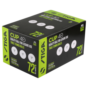 Stiga Cup 12-Pack Abs, White